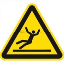Warnschilder nach DIN EN ISO 7010 und ASR A 1.3 (2013): Warnung vor Rutschgefahr nach ISO 7010 (W 011)