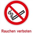 Gefahrenschilder: Folie für Warnaufsteller - Rauchen verboten