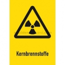 Gefahrenschilder: Kombischild Kernbrennstoffe