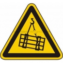 Warnschilder nach BGV A8 und ASR A 1.3 (2007): Warnung vor schwebender Last (BGV A8 W 06)