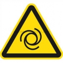 Gefahrenschilder: Warnung vor automatischem Anlauf nach ISO 7010 (W 018)