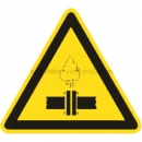 Warnschilder nach BGV A8 und ASR A 1.3 (2007): Warnung vor Überdruck (BGV A8 W 80)