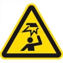 Gefahrenschilder: Warnung vor Stoßverletzungen nach ISO 7010 (W 020)