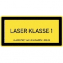 Gefahrenschilder: Laser Klasse 1